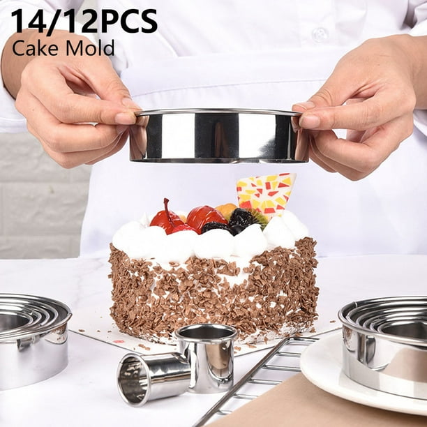 Steel Round Cookie Biscuit Pastry Cutter Baking Cake Decor Mold NEW Steel Round Cookie Biscuit Pastry Cutter Baking Cake Decor Mold NEW